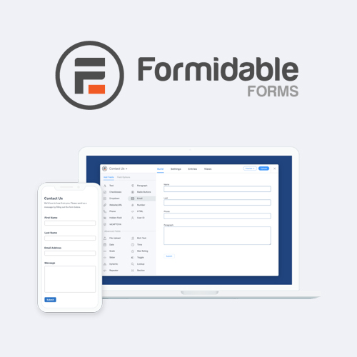 Formidable Forms Pro – WordPress Form Oluşturucu Eklentisi