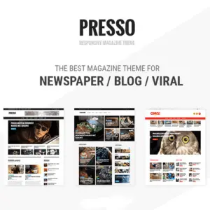 presso – modern dergi / gazete / viral tema