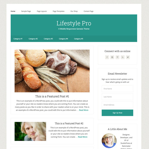 StudioPress Lifestyle Pro Genesis WordPress Teması