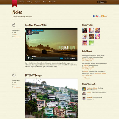 Themify Notları WordPress Teması