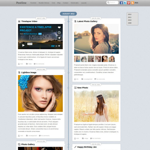 Themify Postline WordPress Teması