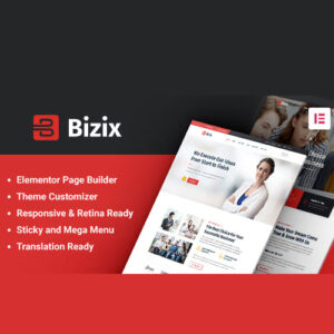 bizix – kurumsal ve İş wordpress teması