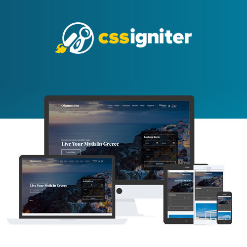 CSS Igniter Olympus Inn Hotel Motel WordPress Teması