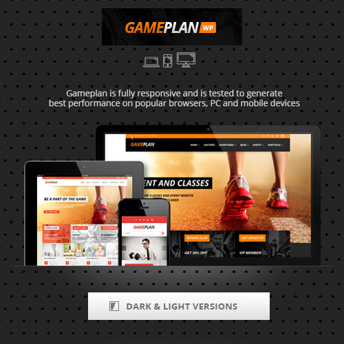 Gameplan – Etkinlik ve Spor Salonu Fitness WordPress Teması