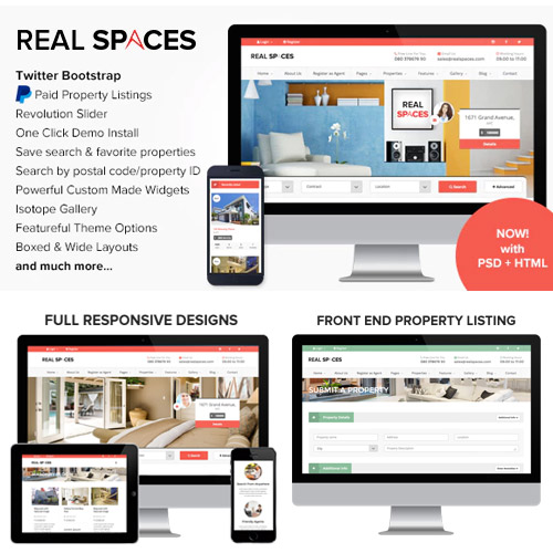 Real Spaces – WordPress Emlak Teması
