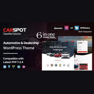 carspot – bayilik wordpress sınıflandırılmış teması