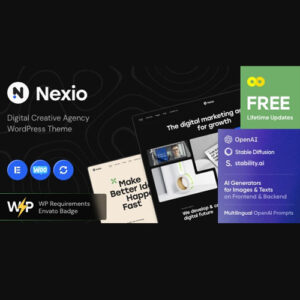 nexio – dijital yaratıcı ajans wordpress teması + ai