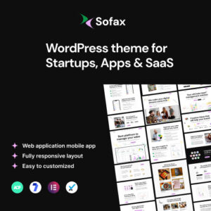 sofax – yazılım ve başlangıç ​​wordpress teması
