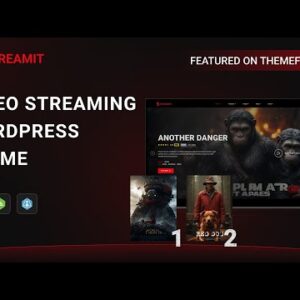 streamit | video streaming wordpress theme + rtl